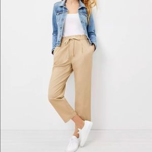 Petite Poplin Jogger Pants